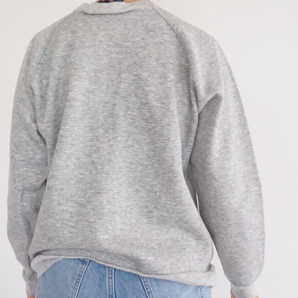 Vintage Lady Mcgregor Grey World's Greatest Grandma Cotton Blend Crew Sweater 1X - Picture 3 of 10